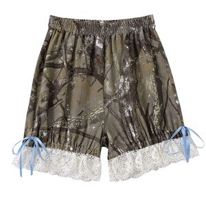 XS Fashion Brand Company Forest Camo Linen Bloomers